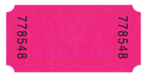 Roll Tickets: Single Roll, Magenta, 2,000 Individually Numbered Tickets main image